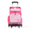 Breathable waterproof wear-resistant cute lightweight laptop bag women sleeve pink trolley school bag with handle